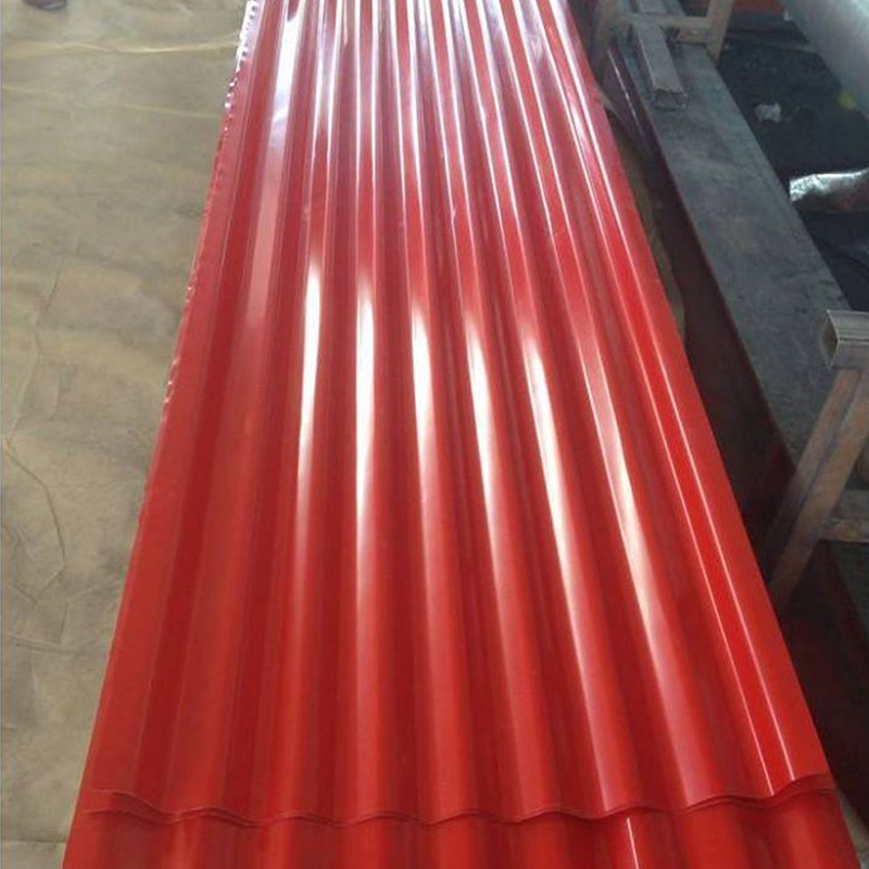 Colour Coated Corrugated Iron Sheets Galvanized Roofing Sheet Zinc Plates Meter Price