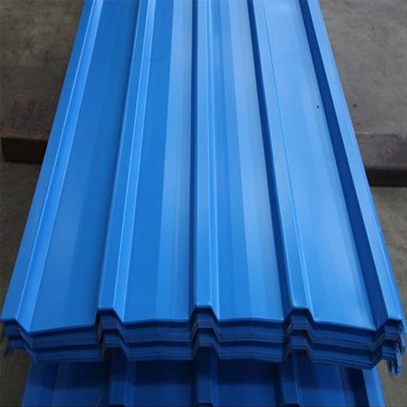 Colour Coated Corrugated Iron Sheets Galvanized Roofing Sheet Zinc Plates Meter Price